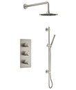 (KJ8278420 Brushed Nickel PVD) Thermostatic concealed shower mixer
