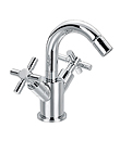 Two-handle basin mixer