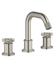 Two-handle basin mixer deck-mounted