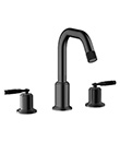 Two-handle basin mixer deck-mounted