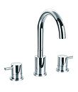 Two-handle deck basin mixer