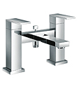 (KJ806M003) Two-handle deck bath/shower mixer