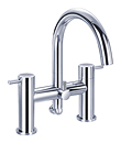 (KJ807M001) Two-handle deck bath/shower mixer