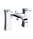 (KJ818M000) Two-handle deck bath/shower mixer