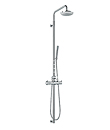 (KJ8078303) Wall thermostatic shower mixer